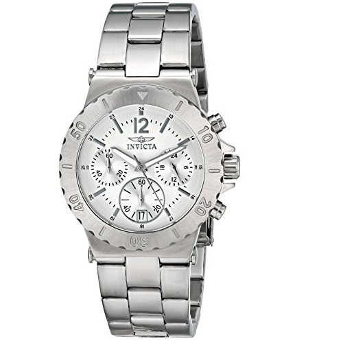 Invicta Women's 1275 II Collection Chronograph Stainless Steel Watch, only $79.99, free shipping