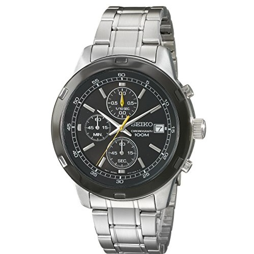 Seiko Men's SKS435 Analog Display Japanese Quartz Silver Watch,only $70.56, free shipping