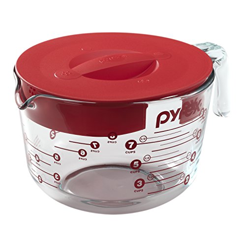 Pyrex Prepware 8-Cup Glass Measuring Cup with Lid, only $11.06