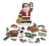 史低！為明年聖誕囤起來！Melissa & Doug 聖誕老人盛裝磁鐵片套裝，原價$12.99，現僅$7.64！