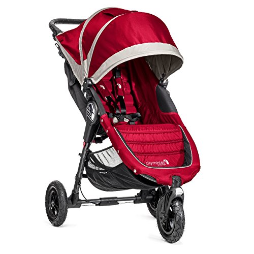 Baby Jogger City Mini GT Single Stroller, Crimson/Gray, only $297.49, free shipping