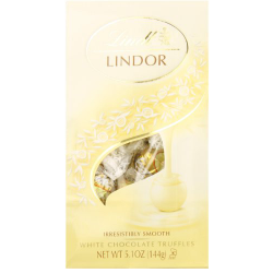 Lindt LINDOR White Chocolate Truffles, 5.1oz (Pack of 6) $9.30