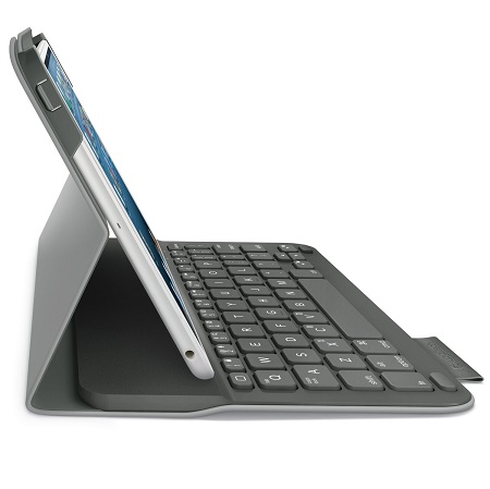 史低價！Logitech 羅技iPad mini 3、iPad Mini 2和iPad Mini平板電腦 超薄保護套，帶藍牙鍵盤。原價$89.99，現僅售$49.99，免郵費