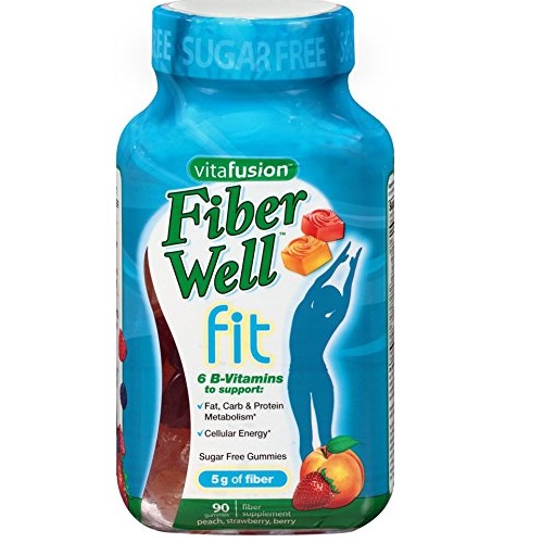 Vitafusion Fiber Well Fit Gummies, 90-Count Bottle, only $7.89 after clipping coupon