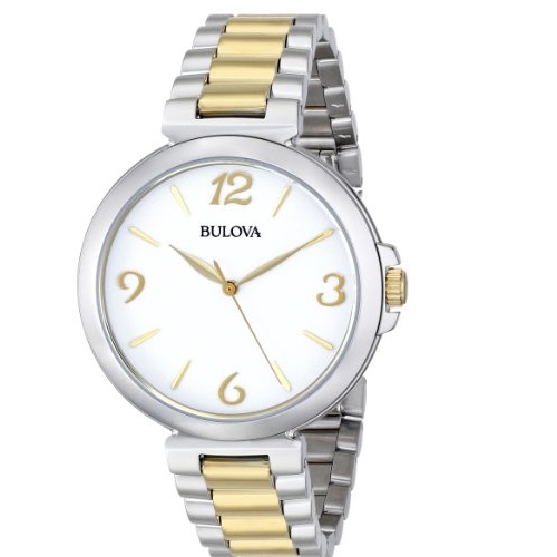 Bulova Women's 98L194 Analog Display Japanese Quartz Two Tone Watch, only $64.78, free shipping after using coupon code 