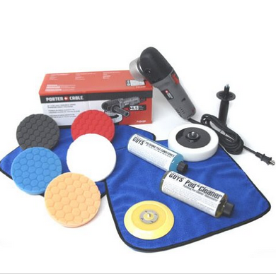 Chemical Guys - Porter Cable 7424XP Detailing Complete Detailing Kit with Pads, Backing Plate and Accessories (13 Items)，$168.65 & FREE Shipping