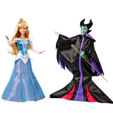 Disney Signature Collection Sleeping Beauty and Maleficent Doll (2-Pack)，$14.20 & FREE Shipping on orders over $49