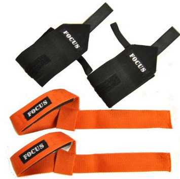 Popular FOCUS Neoprene Padded Lifting Straps with Reinforced Double Stitching Wrist Wraps $9.99