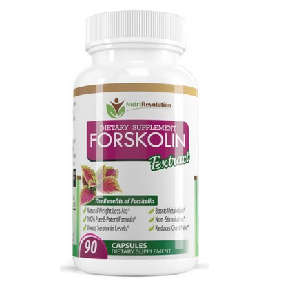 100% Pure Forskolin Extract 250mg - 90 Capsules，$2.19