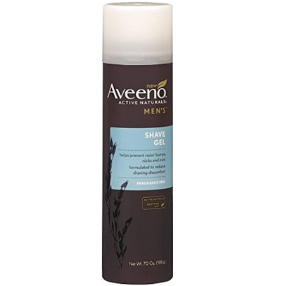 Aveeno Active Naturals男士剃鬚啫哩, 7盎司，原價$3.99，現僅$2.08免運費！