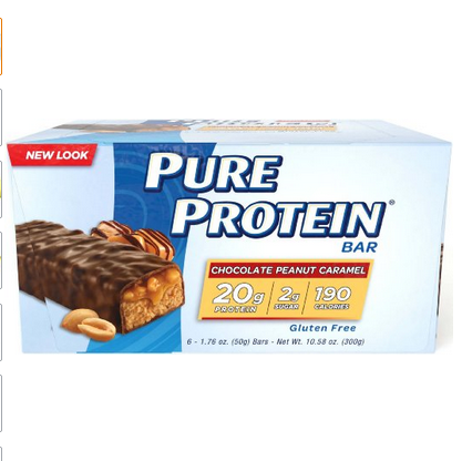 Pure Protein Revolution Chocolate, Peanut Caramel, 6 - 1.76 oz Bars,$2.27 after clicking coupon & FREE Shipping