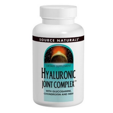 缓解关节痛神经痛！美国Source Naturals 玻尿酸复方关节灵Hyaluronic Joint Complex 120粒，$24.00