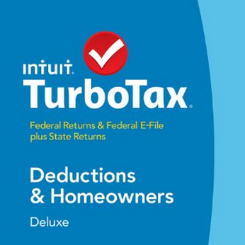 TurboTax 2014年豪華報稅軟體套裝（包括Fed 聯邦稅+ State州稅 + 聯邦在線報稅軟體E-File+退稅獎金）,原價$59.99，現prime會員僅$39.99，非會員$49.97免運費！