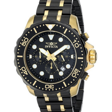 史低價！Invicta因維克塔 15389SYB 男士專業潛水員日本石英腕錶 原價$895.00 現特價只要$89.99(90%off)包郵