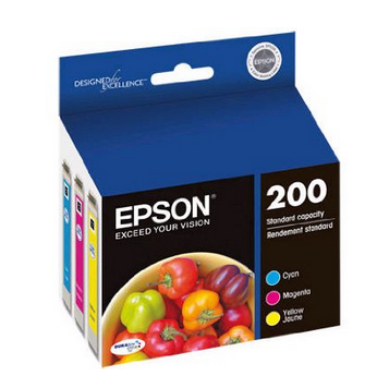Epson T200520 DURABrite Ultra Standard-Capacity Color Multipack Ink Cartridge $19.99(20%off)