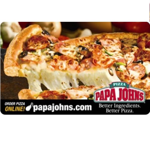  $25 Papa John's Gift Card for Only $20 - Email delivery (20% Off)
