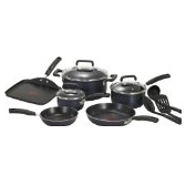 T-fal C109SC74 Signature Nonstick Expert Thermo-Spot Heat Indicator Cookware Set, 12-Piece, Blue $57.65 FREE Shipping