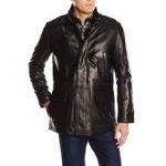 Cole Haan Men's Smooth-Leather Car Coat $145.33 FREE Shipping