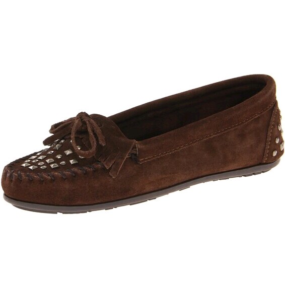 Minnetonka Women's Double Studded Moccasin $23.97 FREE Shipping on orders over $49