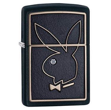 Zippo Pocket Lighter Black Matte Playboy Bunny with Crystal Pocket Lighter $24.26(44%off) & FREE Shipping