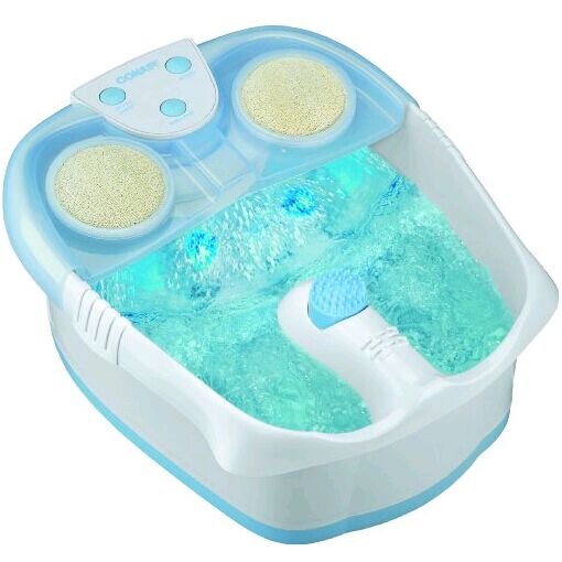 Amazon Prime會員專享！史低價！Conair瀑布效果足浴盆（足部水療 會發光，冒氣泡，和加熱）$26.96