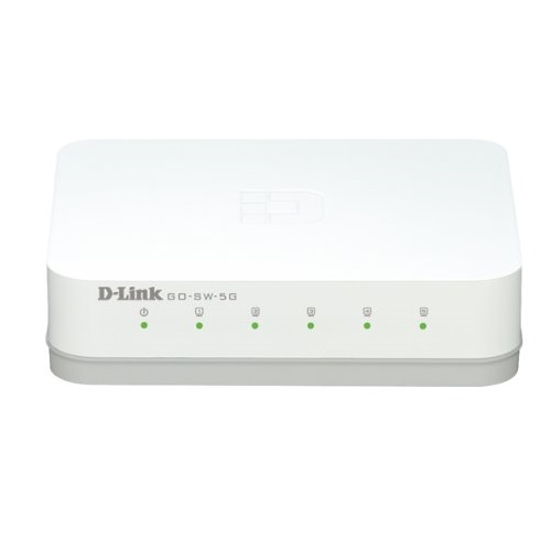 D-Link 5接口桌面网络交换器GO-SW-5G，原价$24.99，现点击coupon后仅售$12.29