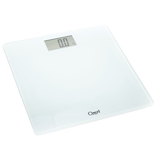 Ozeri Precision Digital Bath Scale (400 Lbs Edition), In Tempered Glass With Step-on Activation, White, only $7.36