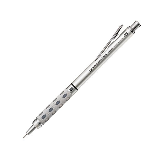 Pentel Graph Gear 1000 Automatic Drafting Pencil, 0.5mm Lead Size, Brushed Metal Barrel, 1 Each (PG1015A), only 	$5.93