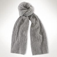 Classic Cabled Cashmere Scarf $64.99
