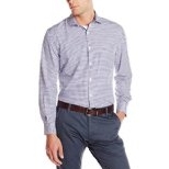 Perry Ellis Men's Long Sleeve Small Check Jacquard Shirt $16.08 FREE Shipping on orders over $49