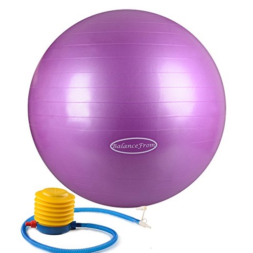 史低價！BalanceFrom防爆防滑健身球，配有打氣筒，原價$24.95，現僅售$9.95