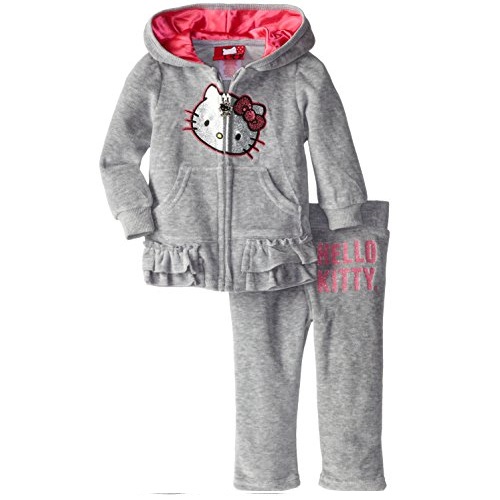 Hello Kitty Baby-Girls' Infant Velour Track Set,only $9.23