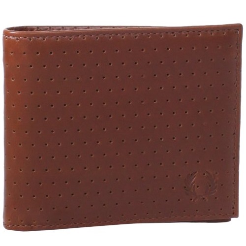 Fred Perry Perforated Billfold Wallet, only $24.54 after using coupon code 