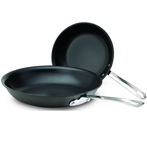 Emeril by All-Clad E919S2 Hard Anodized Nonstick 8-Inch and 10-Inch Fry Pan Cookware Set, 2-Piece, Black, only $24.90 after clipping coupon