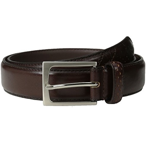 Florsheim Men's 32 mm Full Grain Leather Wingtip Belt, only $19.30