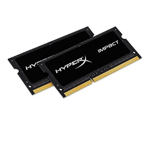 Kingston HyperX Impact Black 16GB Kit (2x8GB) 1600MHz DDR3L CL9 SODIMM 1.35V Laptop Memory (HX316LS9IBK2/16), only $56.99, free shipping