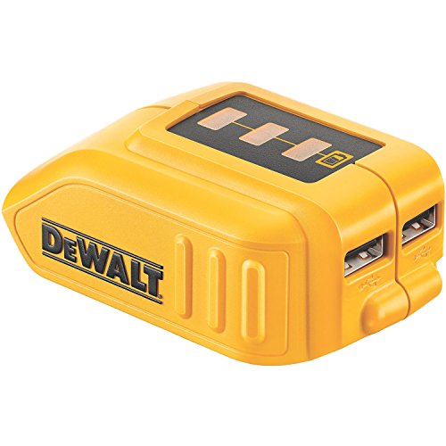 史低價！DEWALT得偉 DCB090 12V/20V Max USB電池充電介面，現僅售$19.99