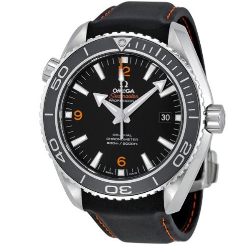 Omega Men's 232.32.46.21.01.005 Seamaster Planet Ocean Black Dial Watch, only $3,925.00,FREE One-Day Shipping 