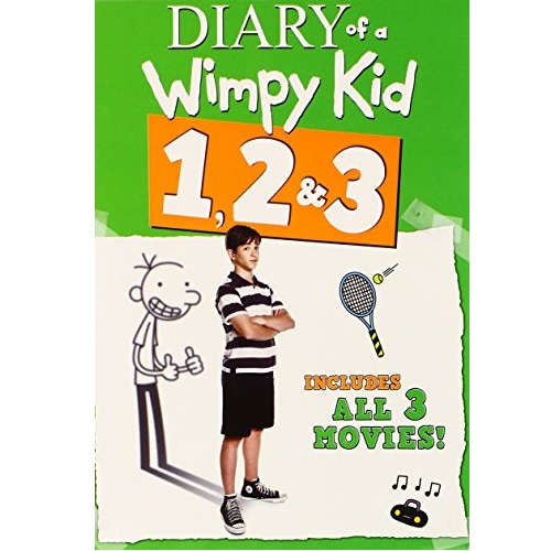 史低价！《Diary of a Wimpy Kid小屁孩日记》电影， 第1、2、3部，DVD格式，原价$29.98，现仅售$10.00