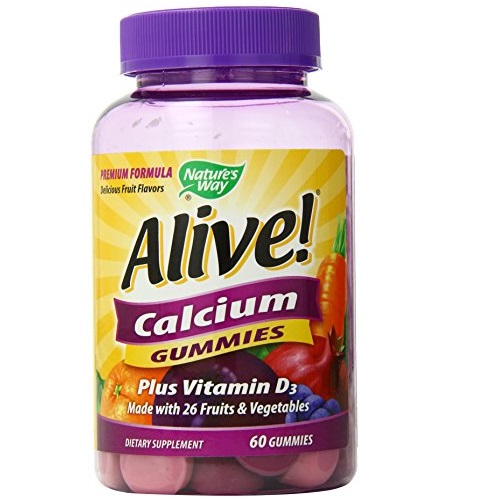 Nature's Way Alive Calcium Gummy, 60 Count, only $8.25 