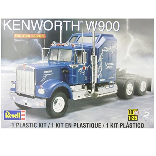 Revell利华Kenworth 肯沃斯 W900 美式长头重卡 1:25模型，原价$24.99，现仅售$18.01