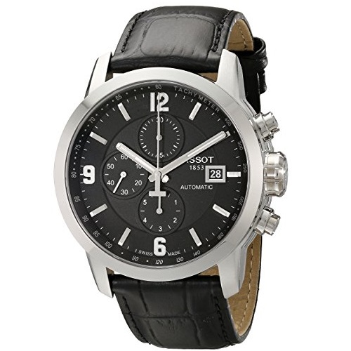 Tissot Men's T0554271605700 PRC 200 Analog Display Swiss Automatic Black Watch, only $516.00, free shipping after using coupon code 