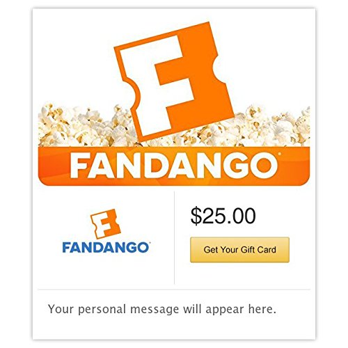 $50 Fandango Gift Cards - E-mail Delivery $40.00