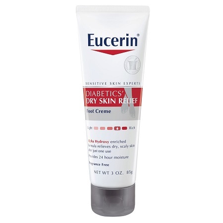 Eucerin Diabetics' Dry Skin Relief Foot Creme, 3 Ounce (Pack of 3), only  $9.28, free shipping after clipping coupon and usingＳＳ