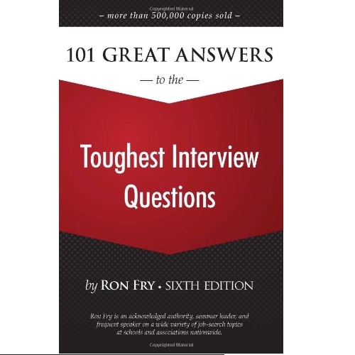 畅销书：找工作必备！《101 Great Answers to the Toughest Interview Questions》，原价 $12.99，现仅售$7.70
