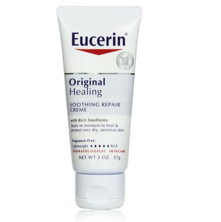 Eucerin Original Healing Cream - Fragrance Free, Rich Lotion for Extremely Dry Skin - 2 oz. Tube (Pack of 6) only18.20, free shipping