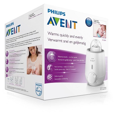 Philips飞利浦Avent新安怡快速热奶器，原价$39.99，现仅售$25.49，免运费