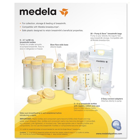Medela Breast Milk Feeding Gift Set, only $12.14