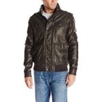 IZOD Men's Faux Leather Four Pocket Bomber Jacket $34.82 FREE Shipping on orders over $49