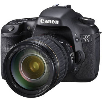 B&H：Canon佳能 EOS 7D+28-135mm镜头单反套机仅需$849.00；Canon佳能 EOS 7D机身仅需$749.00，免运费（带佳能官方质保）